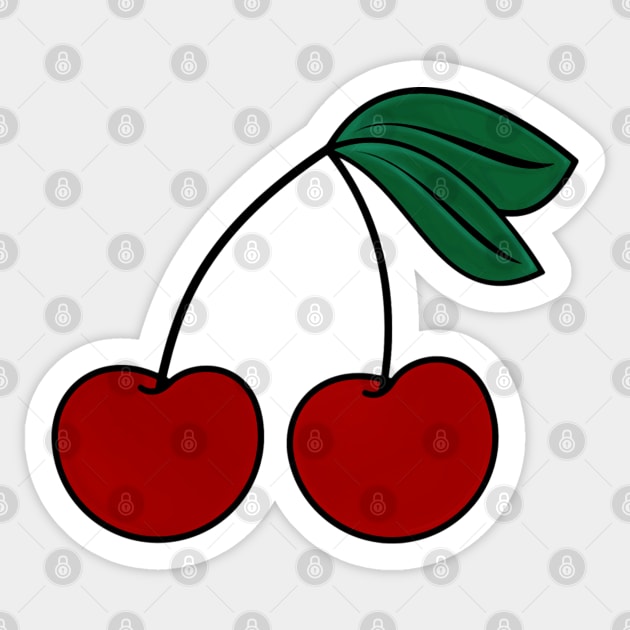 Sweet Cherries Sticker by SandraKC